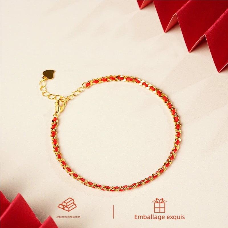 Enchanting Love - Bracelet à breloques en or rouge